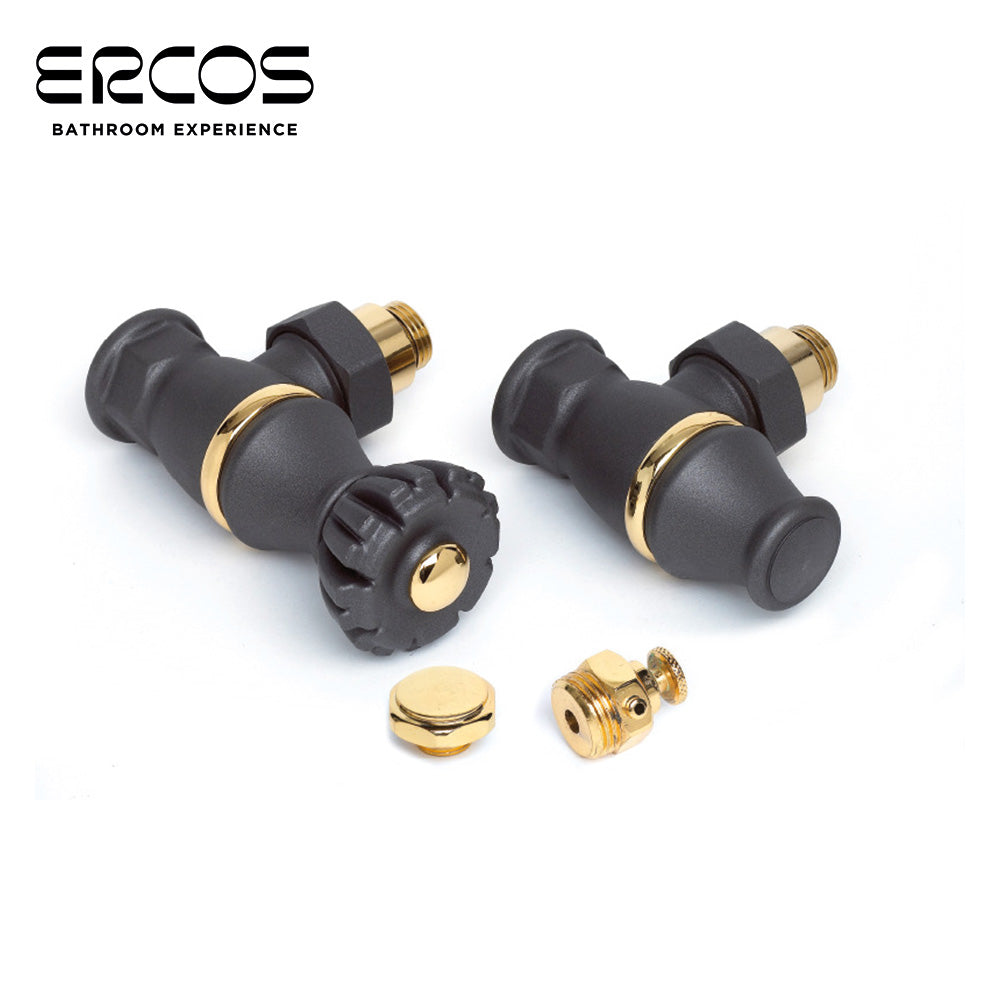 Kit bouchon et valve plaqué or moderne - SKLIBMS