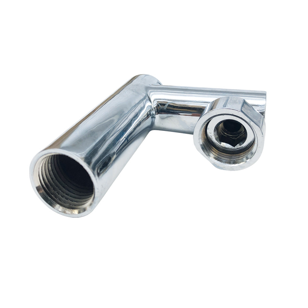 RACCORD CHROMÉ POUR COLONNES DE DOUCHE/MIXEUR