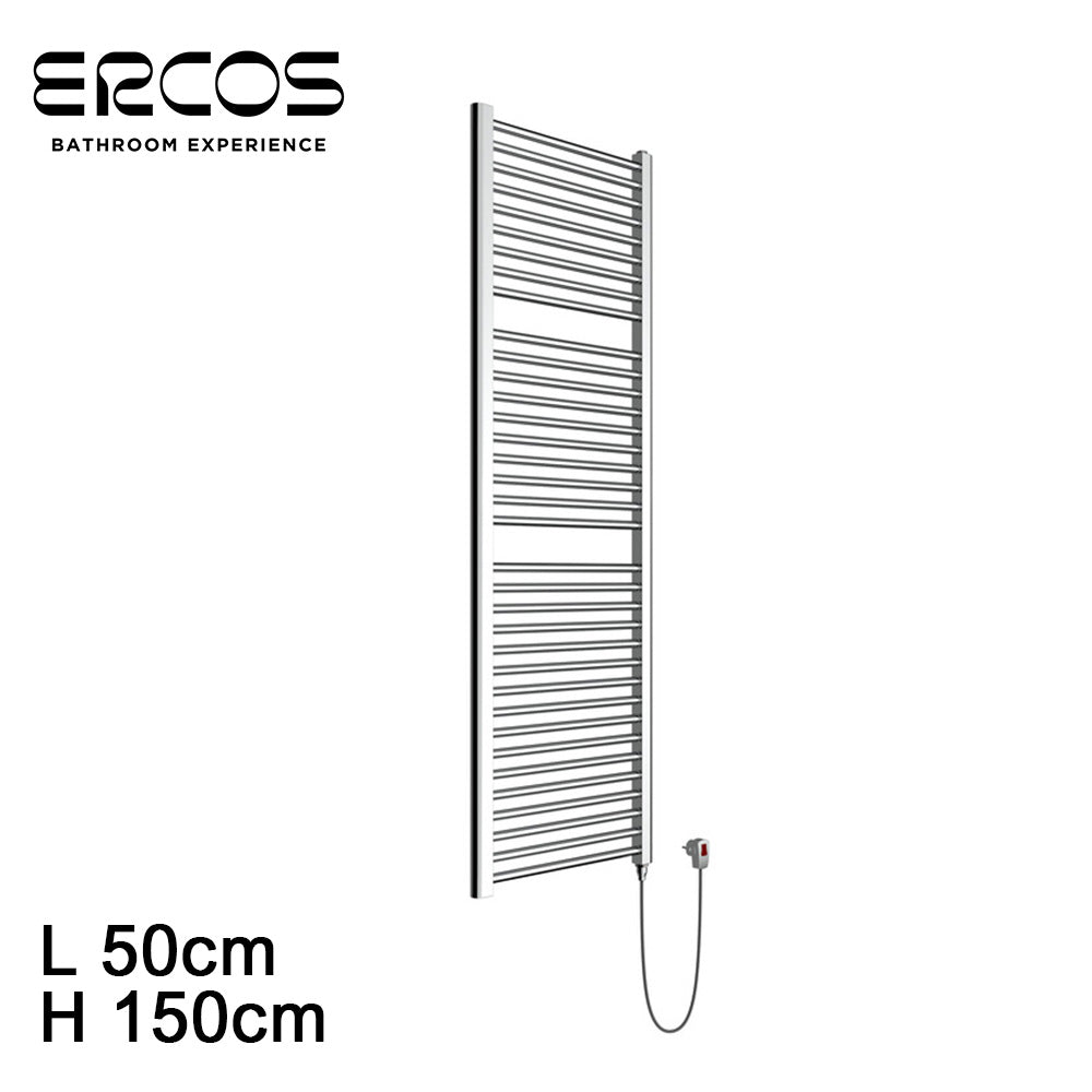 Sèche-serviettes électrique chromé 150 x 50 cm - TEKNO Ercos