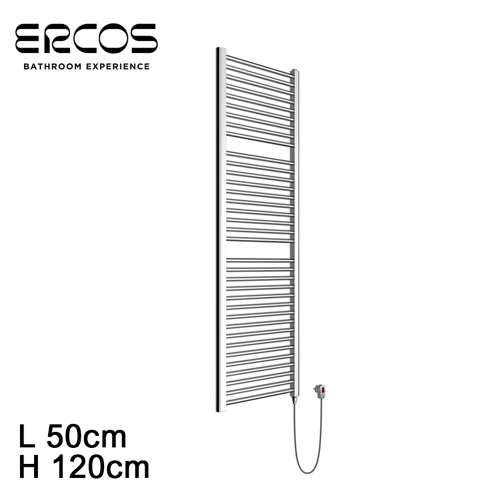 Sèche-serviettes électrique chromé 120 x 50 cm - TEKNO Ercos