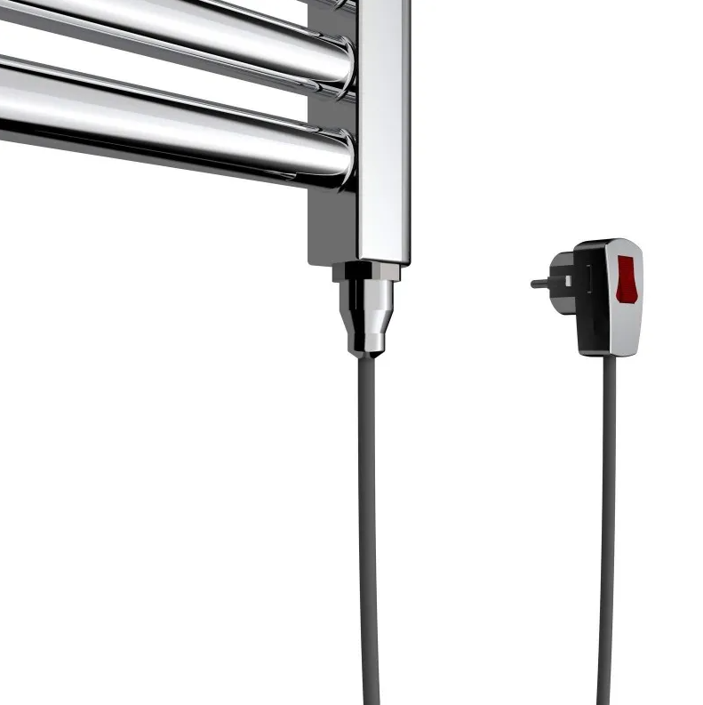 Sèche-serviettes de salle de bain chromé TEKNO Ercos 120x50, espacement de 45 cm