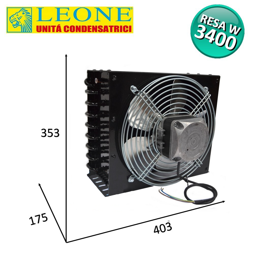 Condenseur électrique à ventilateur RESA W 3400 - LEONE ARCI
