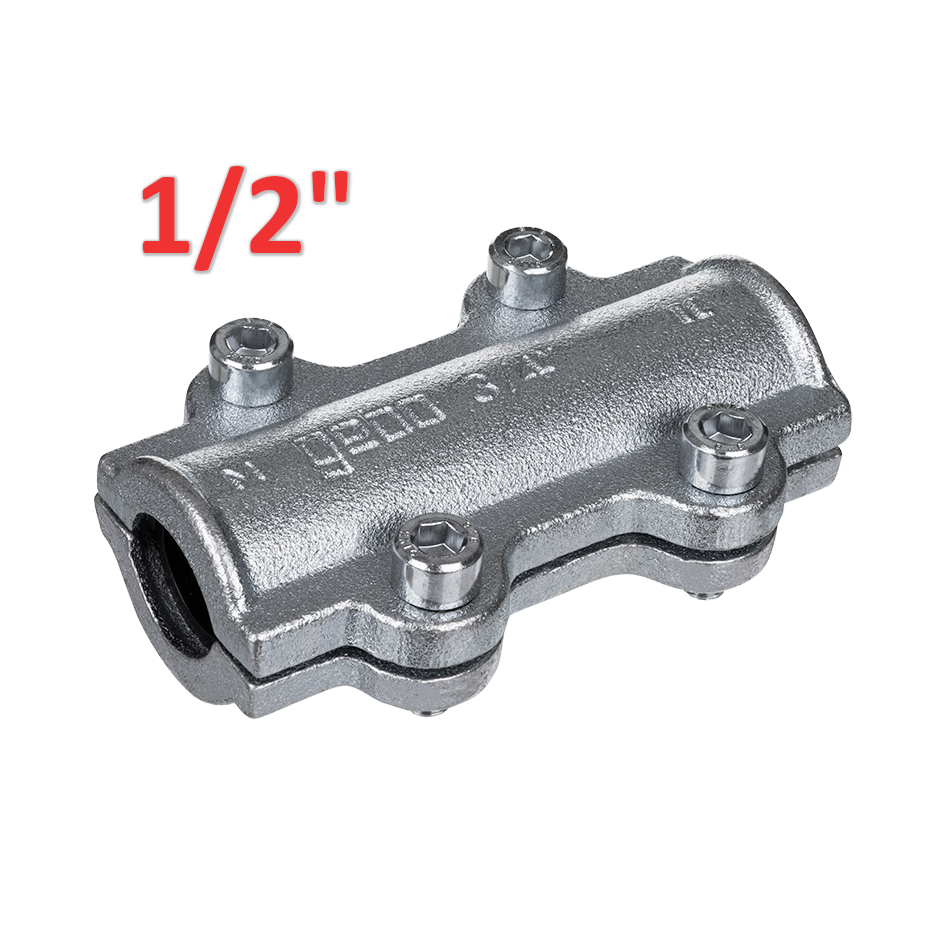 GEBO TYPE DS REPAIR CLAMPS FOR 1/2" STEEL PIPES