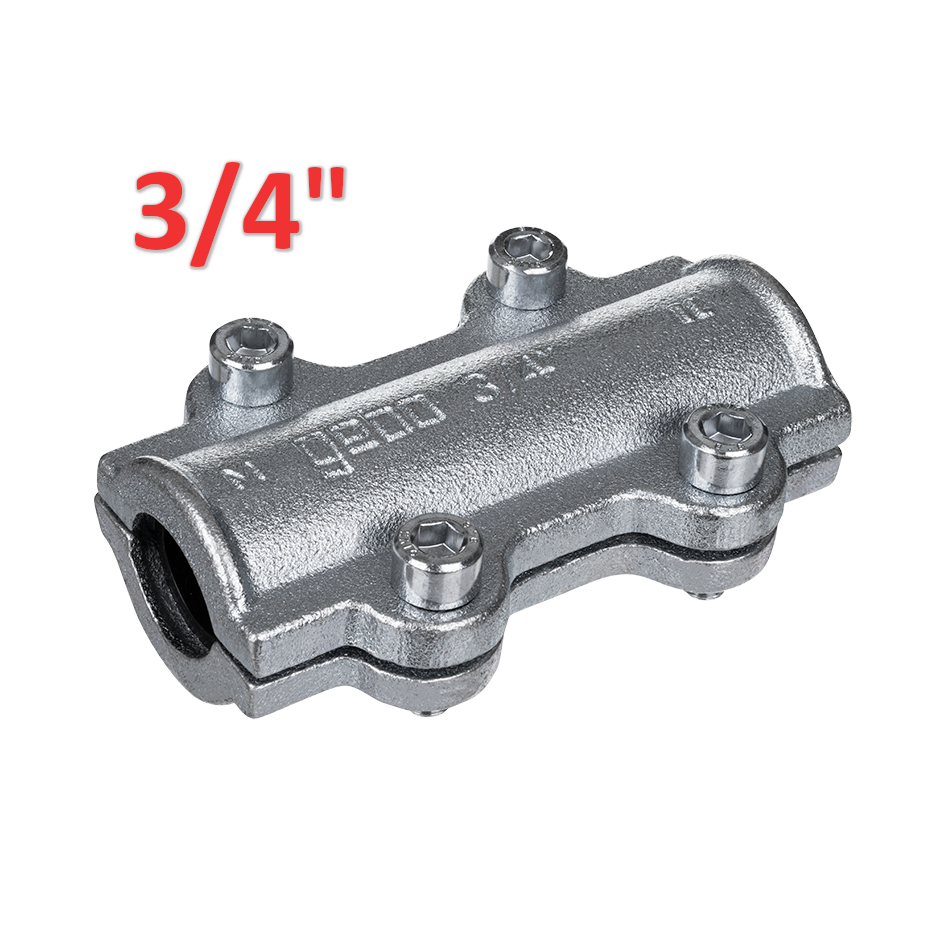 GEBO TYPE DS REPAIR CLAMPS FOR 3/4'' STEEL PIPES