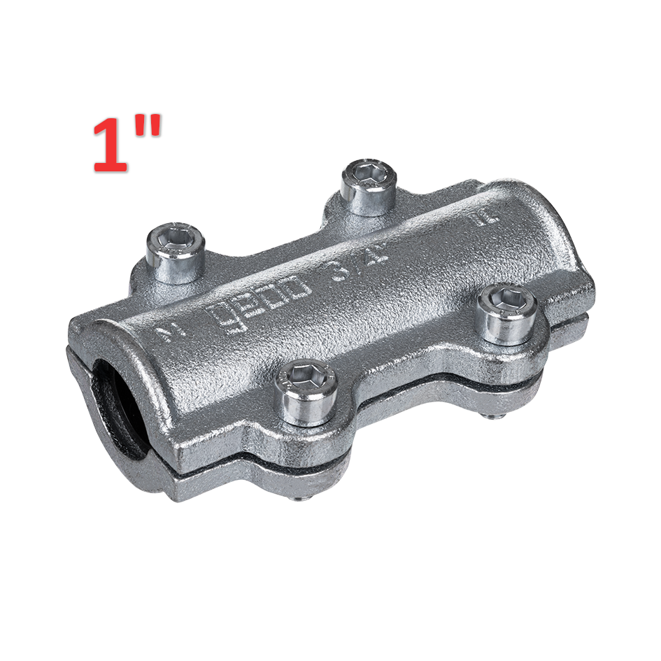 GEBO TYPE DS REPAIR CLAMPS FOR 1'' STEEL PIPES