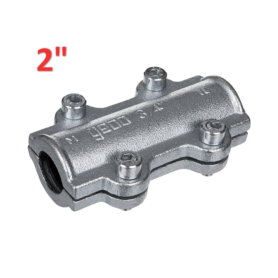 GEBO TYPE DS REPAIR CLAMPS FOR 2'' STEEL PIPES