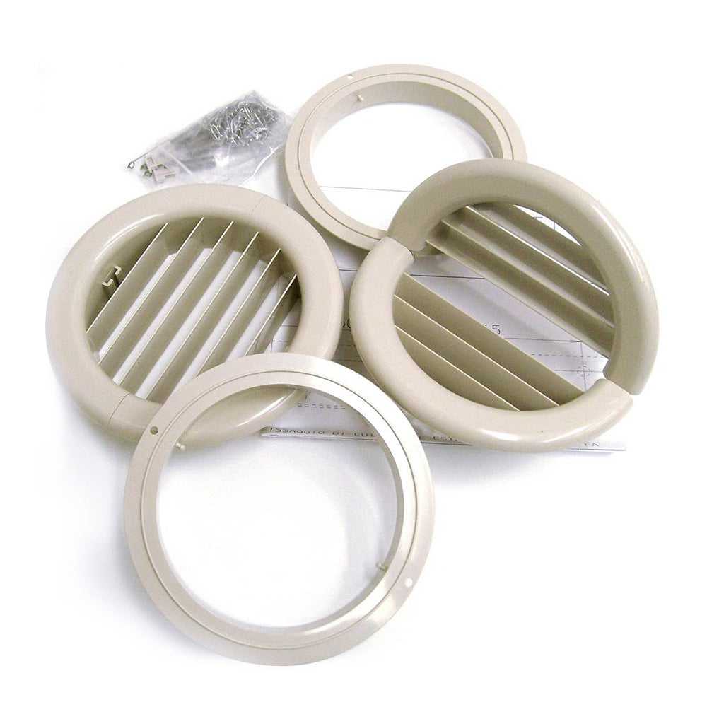 Paire de grilles pliantes Ø 160 mm avec brides pour Unico Olimpia Splendid
