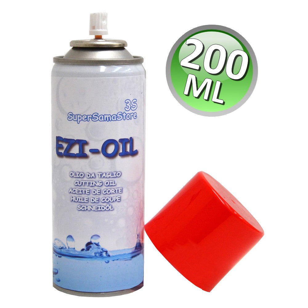 Huile en spray EZI-OIL pour le dudgeonnage et la coupe des tubes en cuivre - Flacon de 200 ml