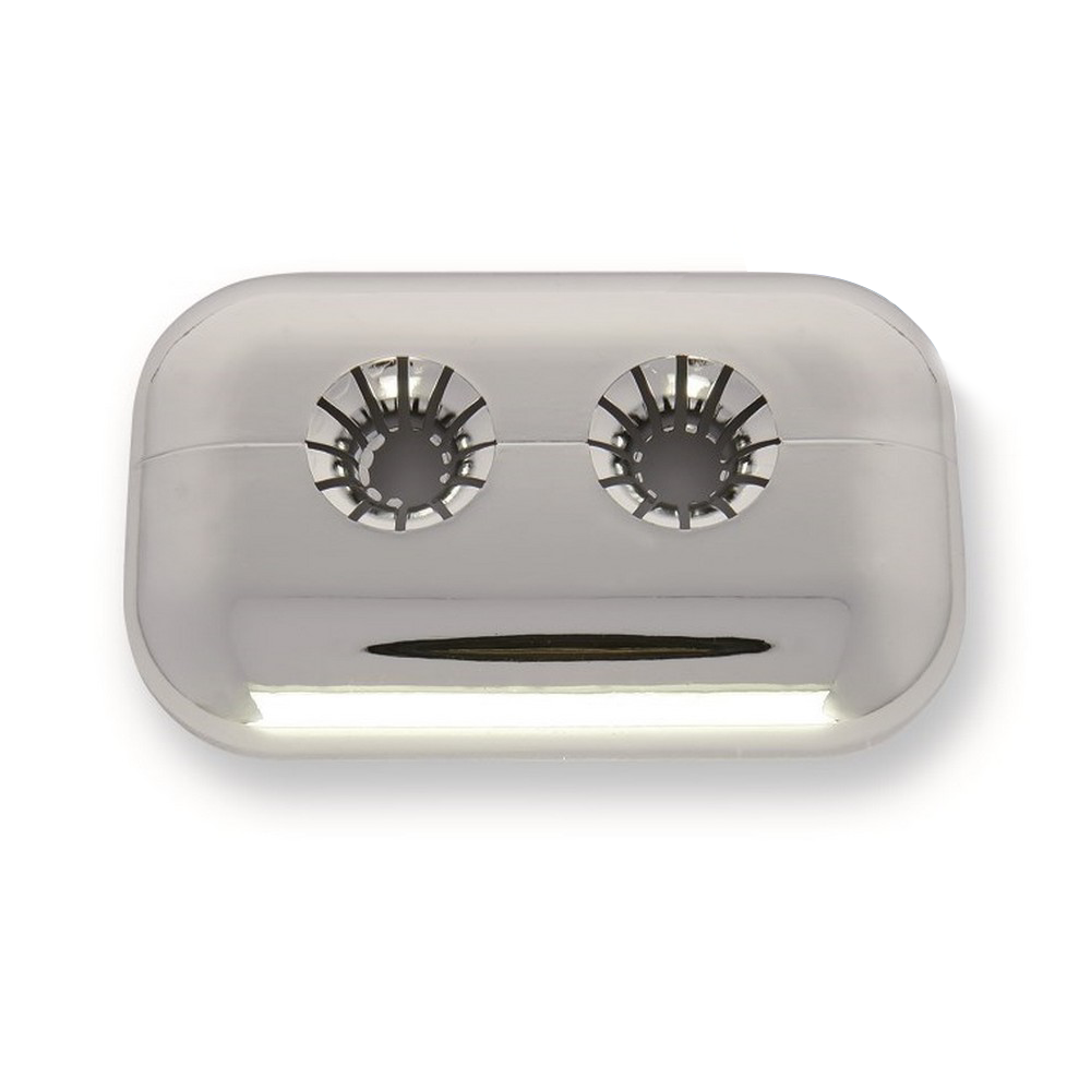 Rosace d'ouverture universelle chromée pour radiateurs monotubes