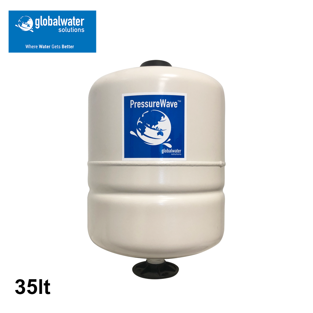 Vase d'expansion de 35 L - 1 pouce pour autoclave sanitaire et chauffant avec membrane d'eau fixe