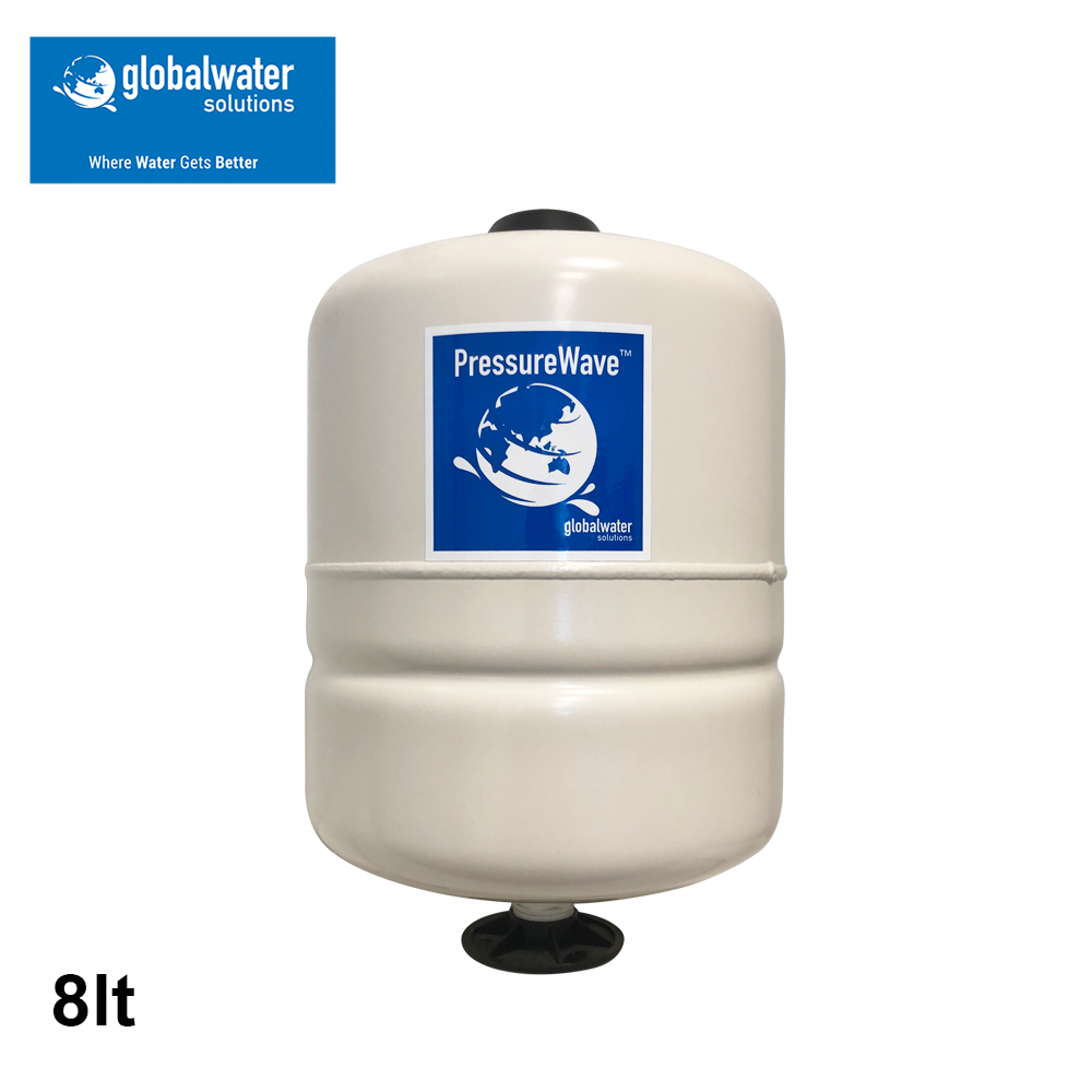 Vase d'expansion de 8 L - 3/4'' pour autoclave sanitaire et chauffant avec membrane d'eau fixe