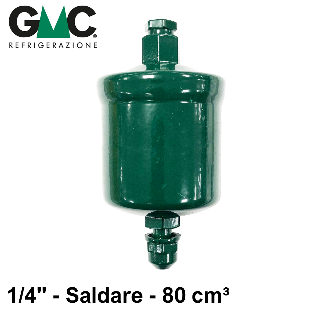 SC052S - Filtre déshydrateur à souder GMC, raccords 1/4'' - 80 cm³ avec tamis moléculaire