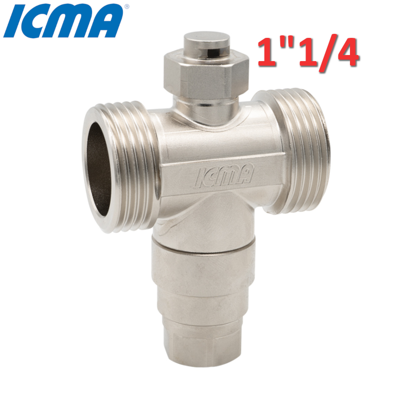 ICMA 609 - Antifreeze valve for heat pump 1''1/4" with threaded connections