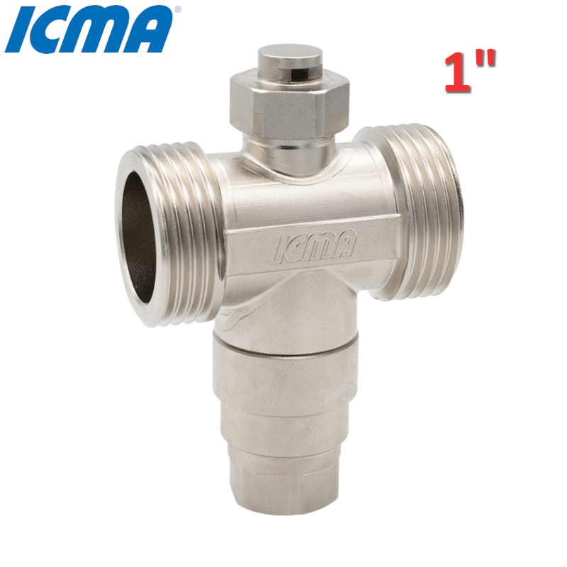 ICMA 609 - 1'' anti-freeze valve for heat pumps with threaded connections