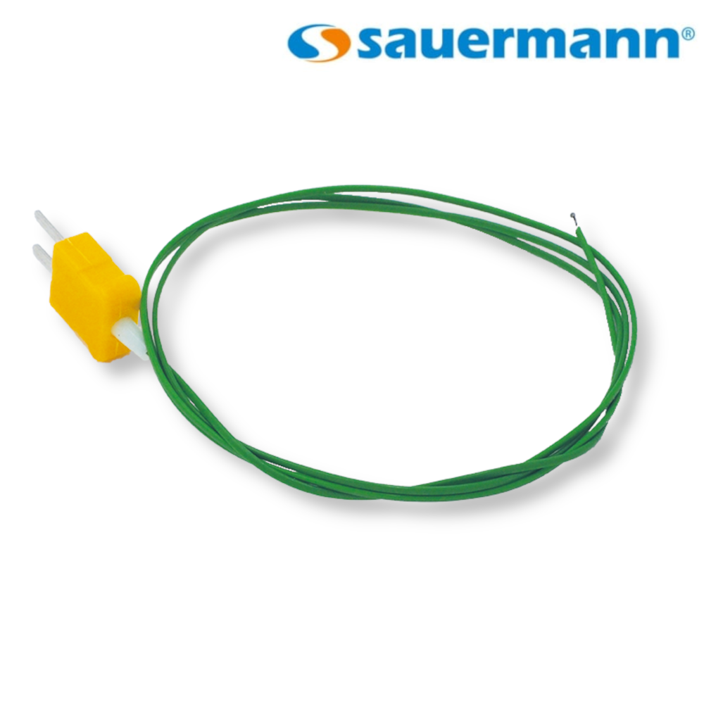 SONDE DE CONTACT POUR THERMOMÈTRE DE CLASSE 2 TYPE K DE 1 MT MESURE DE -40 À +260°C.
