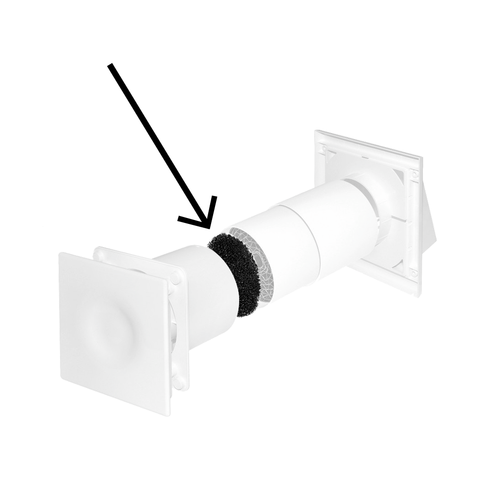 Filtre de remplacement pour unité de récupération de chaleur REC.HRV - REC.HRVP Ø 100 m