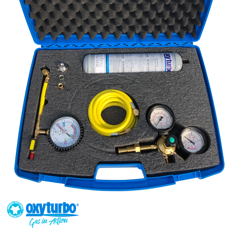 Kit de test d'étanchéité pour circuit frigorifique à l'azote