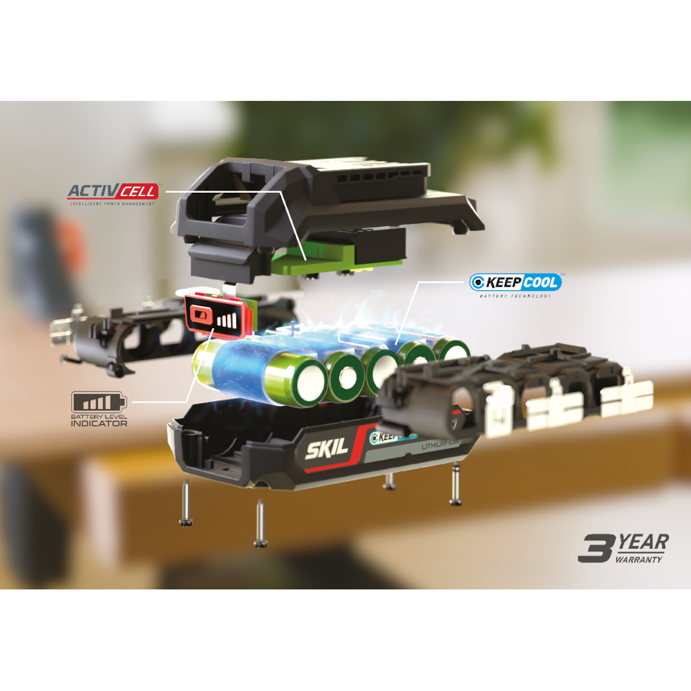 Batterie au lithium SKIL 3105 AA KEEPCOOL 20V Max 5,0 Ah LI-ION