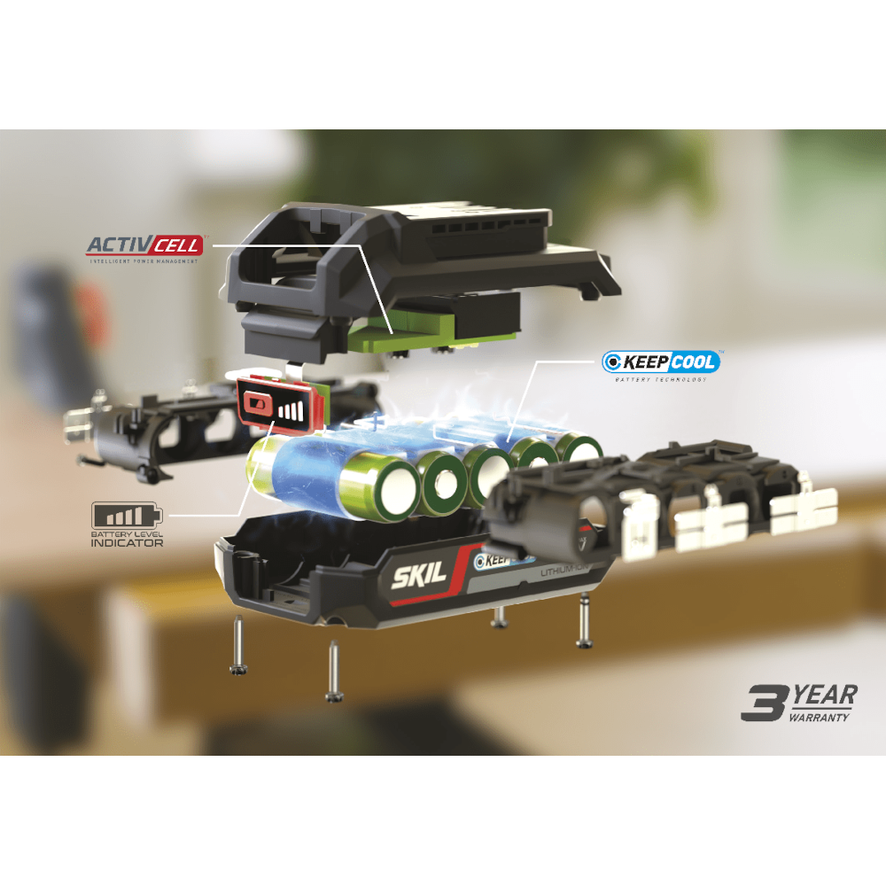 Batterie au lithium SKIL 3110 AA KEEPCOOL 20 V Max 2,5 Ah et chargeur