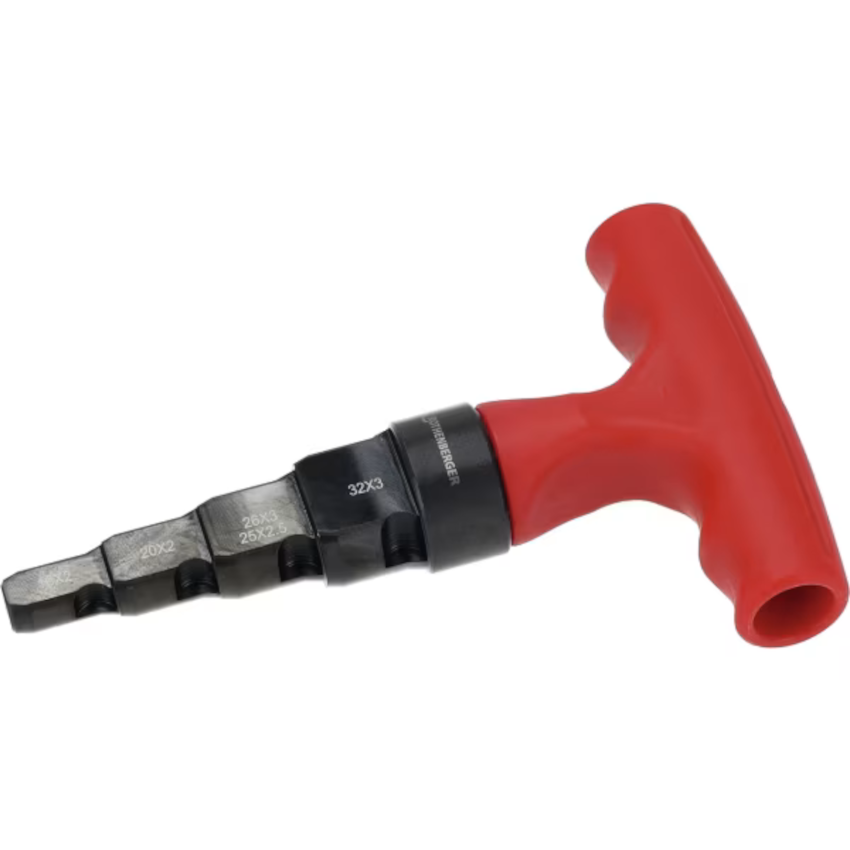 Outil d'ébavurage et de calibrage à cliquet ROCALIBER S ROTHENBERGER pour multicouches 16/20/26/32 mm