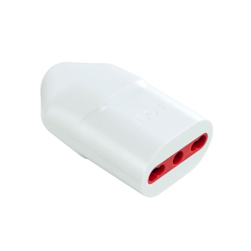 Prise bidirectionnelle blanche Emilia Specialist série 10A/16A 2P+T 250V