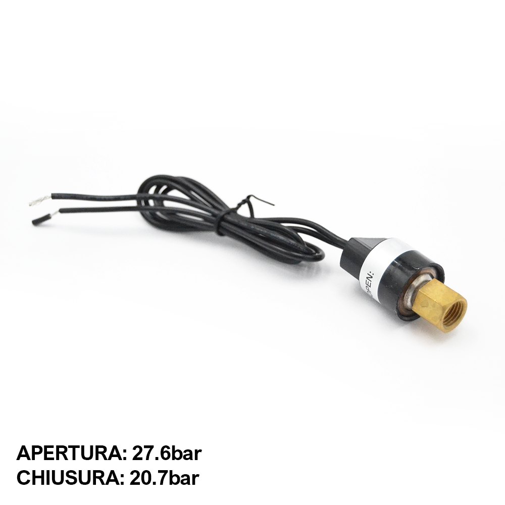 Pressostat à cartouche, raccord SAE 1/4", haute pression 27,6 - 20,7 bar