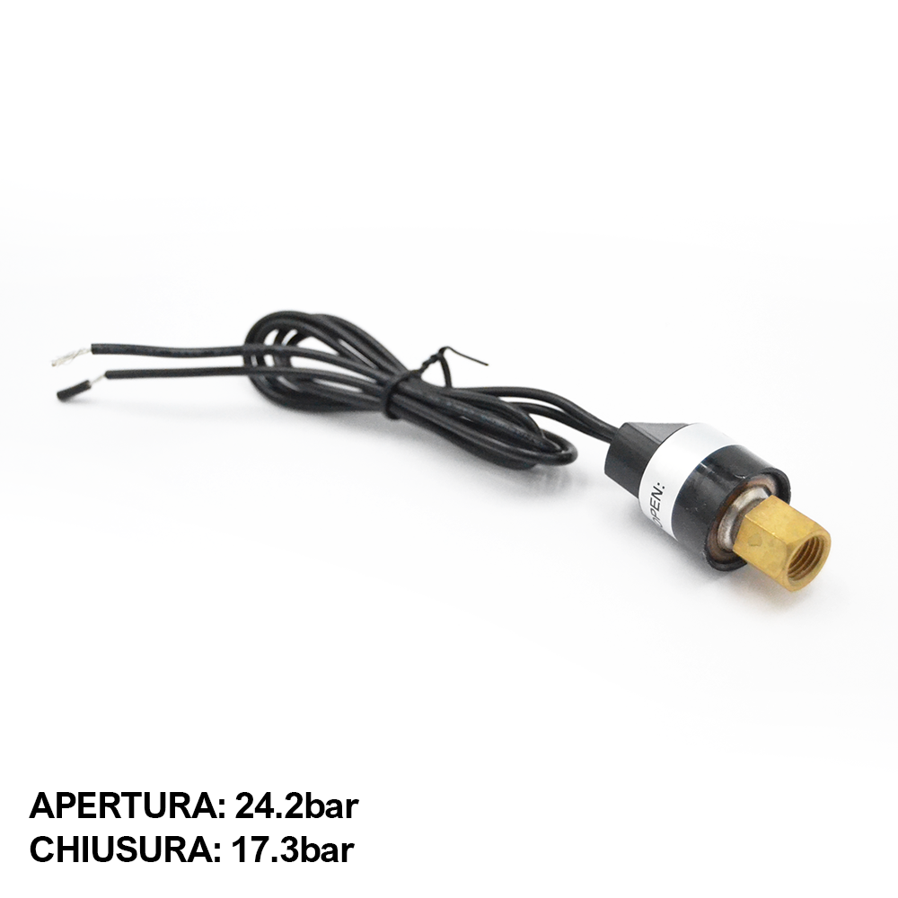 Pressostat à cartouche, raccord SAE 1/4", haute pression 24,2 - 17,3 bar