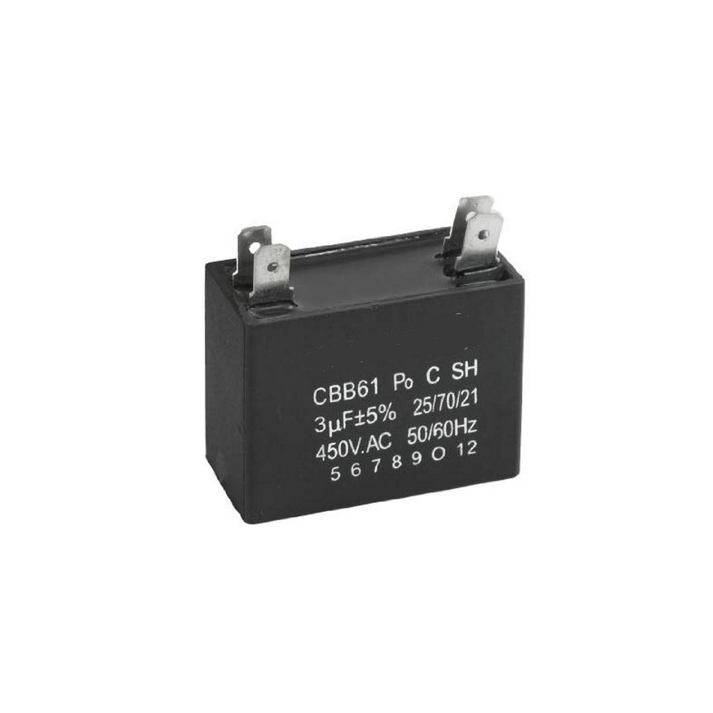 Condensateur de fonctionnement universel 1-6 µF - 450 Vca - 50/60 Hz