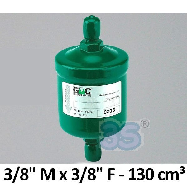 SC083MF - Molecular Sieve Filter Drier GMC 3/8'' M x 3/8'' F 130 cm³