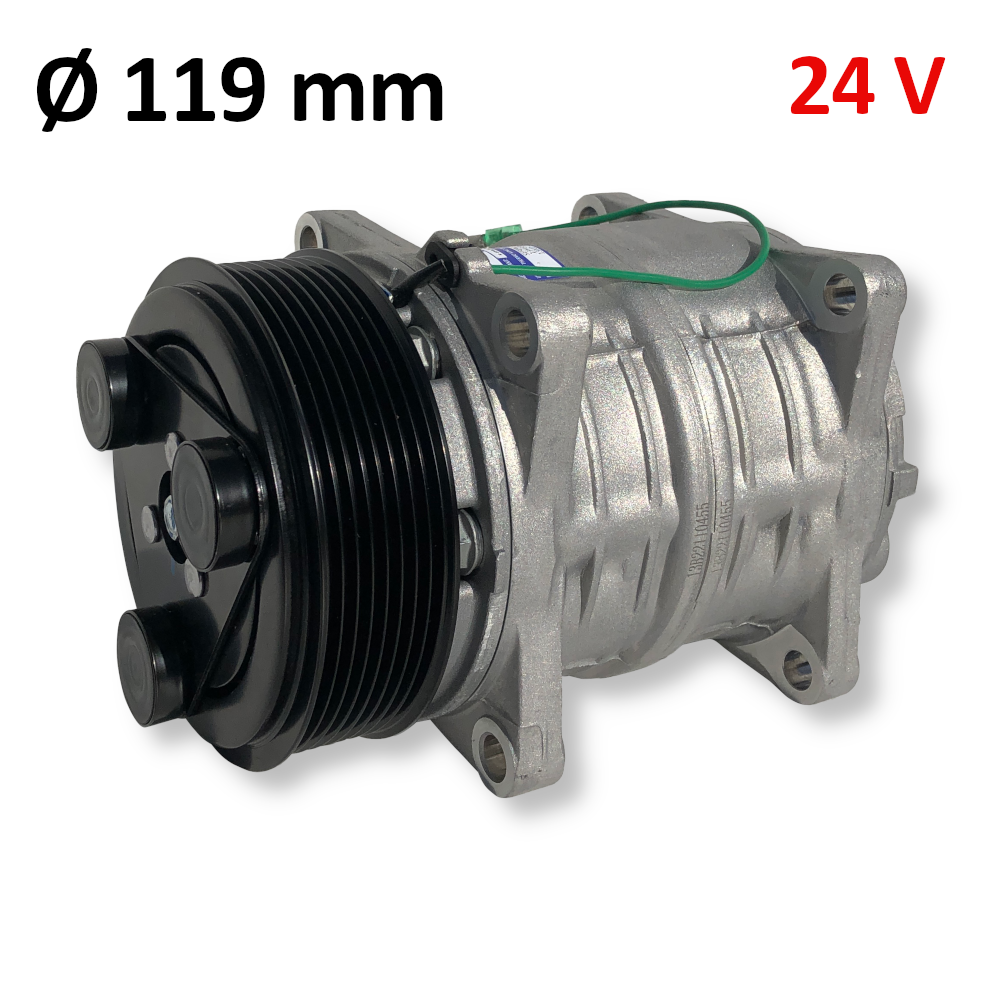 Compressor QP-13XD 2191 VO PV8 - D. 119 mm 24 V | THERMO KING R404a