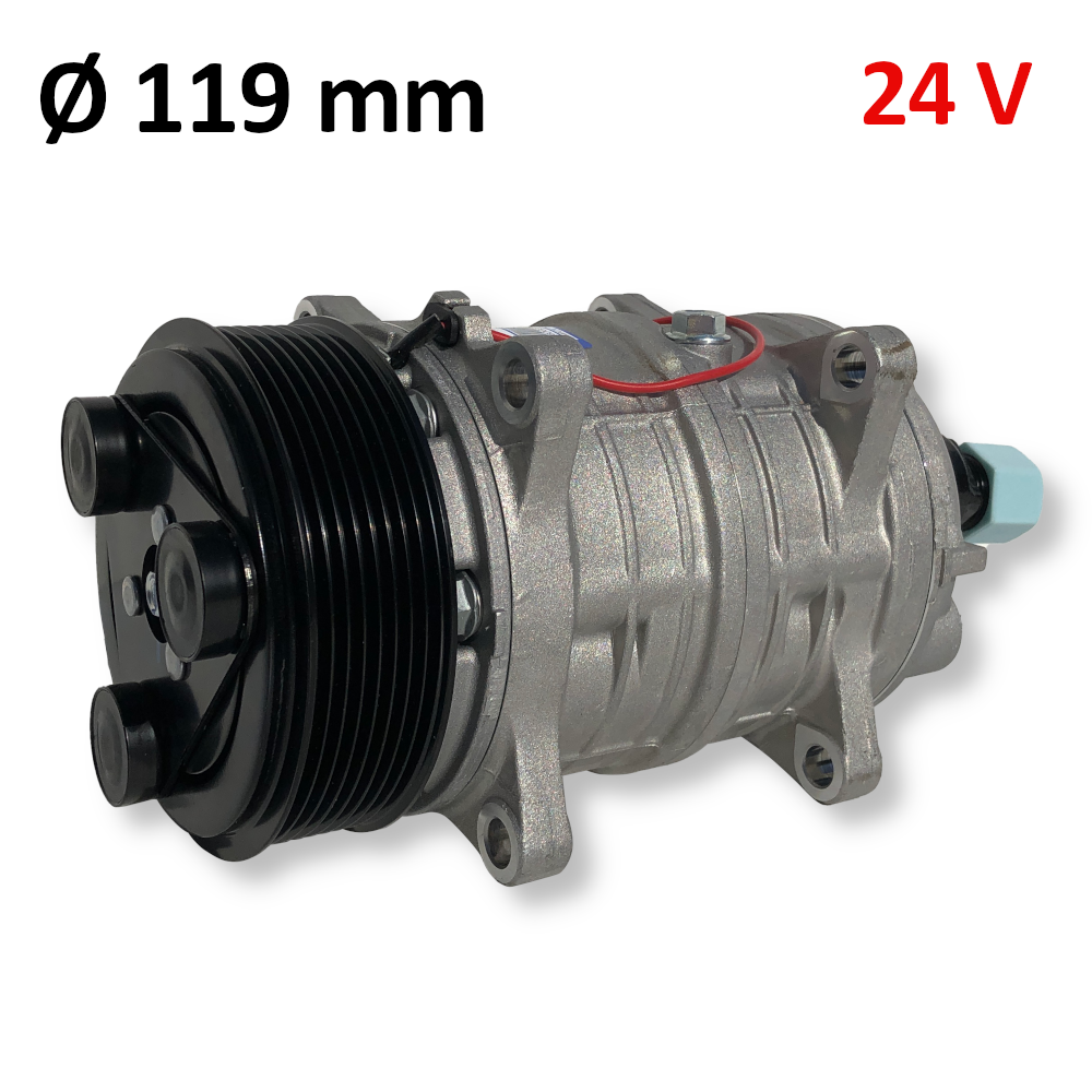 Compressor QP-13XD 2191 HO PV8 - D. 119 mm 24 V | THERMO KING R404a