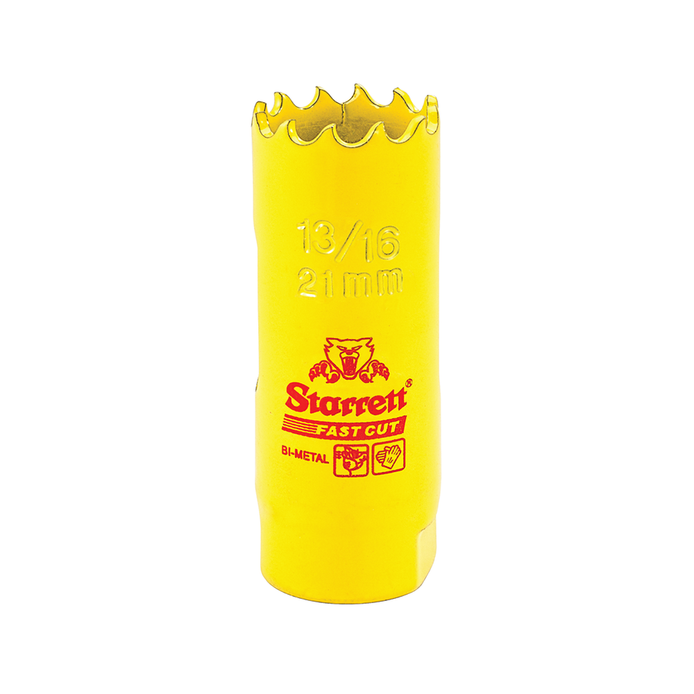 Scie cloche bimétallique à coupe rapide STARRETT 21 mm - 13/16''