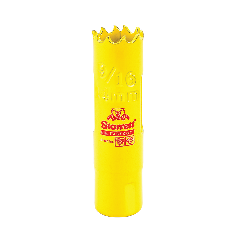 Scie cloche bimétallique STARRETT 14 mm 9/16'' à coupe rapide