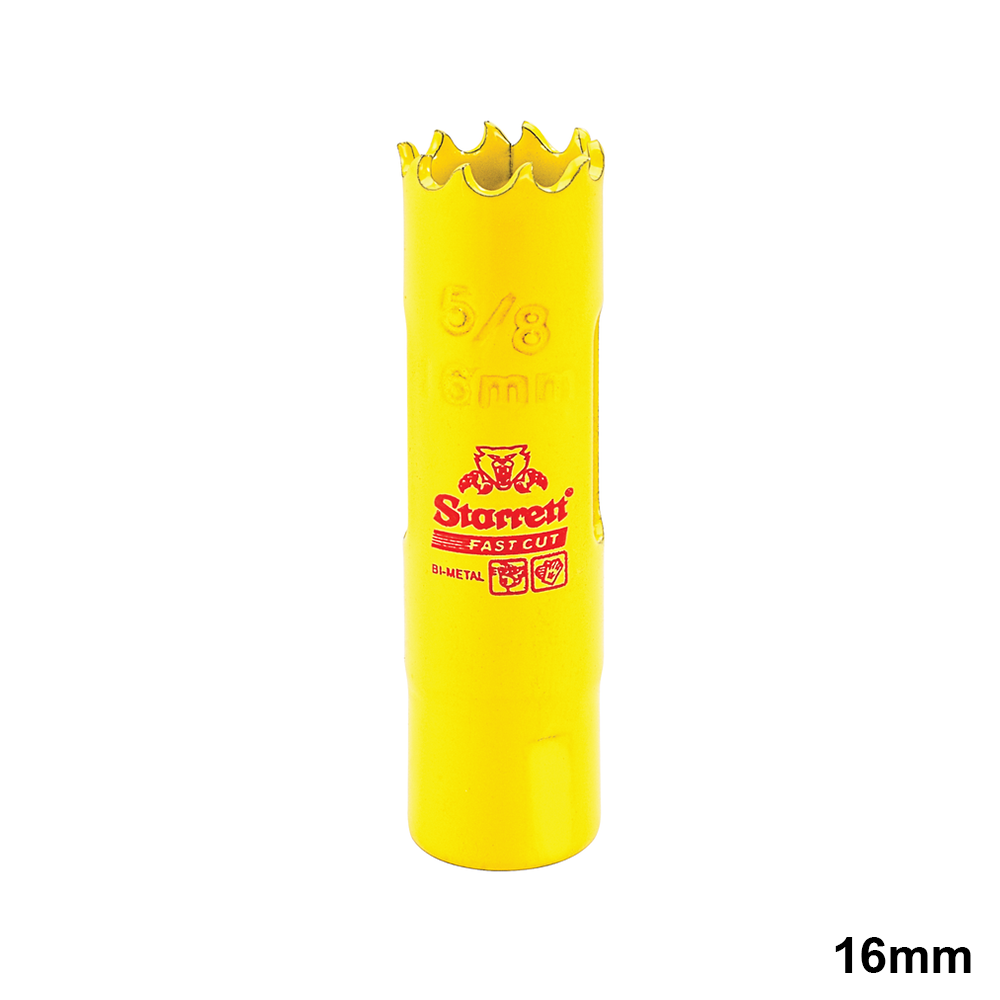 Scie cloche bimétallique STARRETT 16 mm 5/8'' à coupe rapide