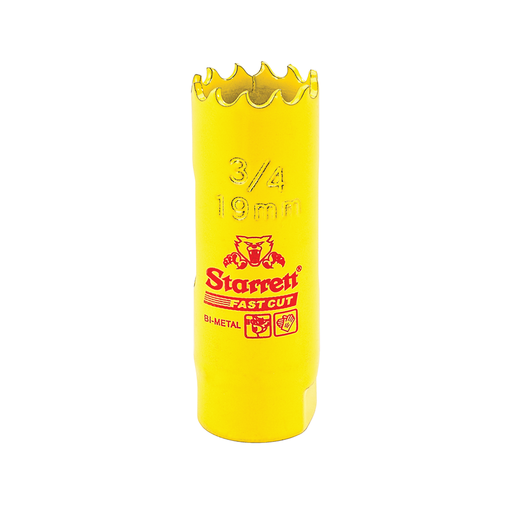 Scie cloche bimétallique STARRETT 19 mm - 3/4'' à coupe rapide
