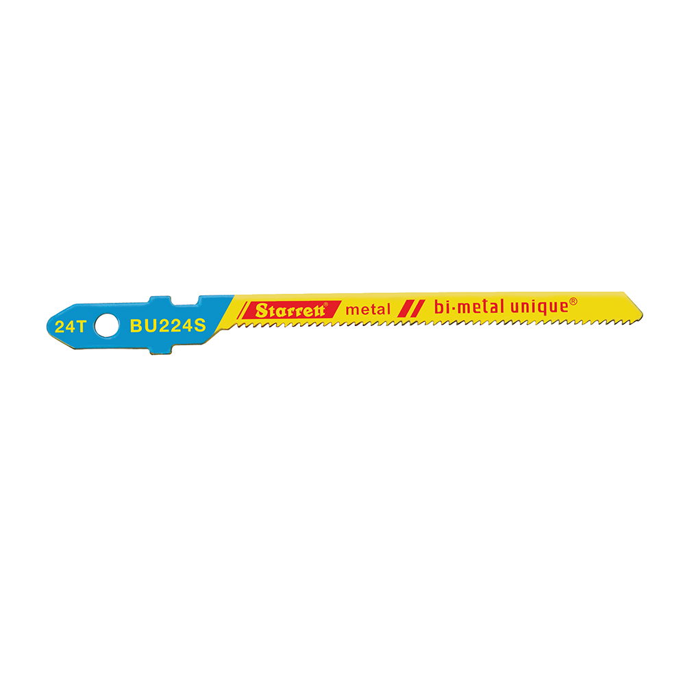 Scie alternative ondulée STARRETT pour la coupe du métal 50 mm 24 TPI - 5 pièces.