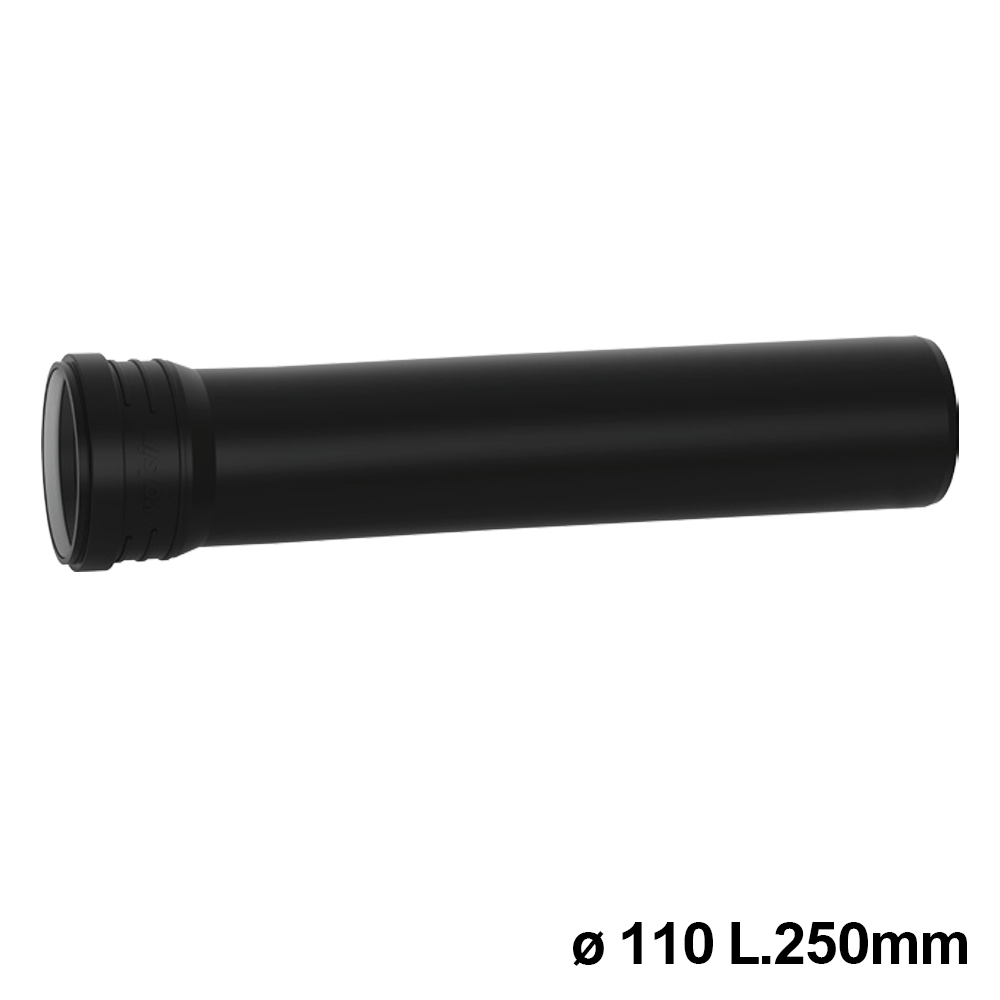 Tuyau Blackfire 1 BIC. D.110 L. 250 mm
