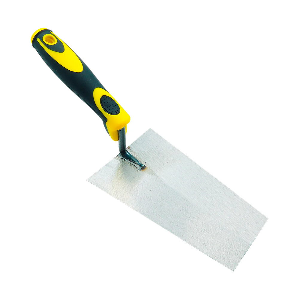 Truelle à bout carré avec manche ergonomique bi-matière 180 mm