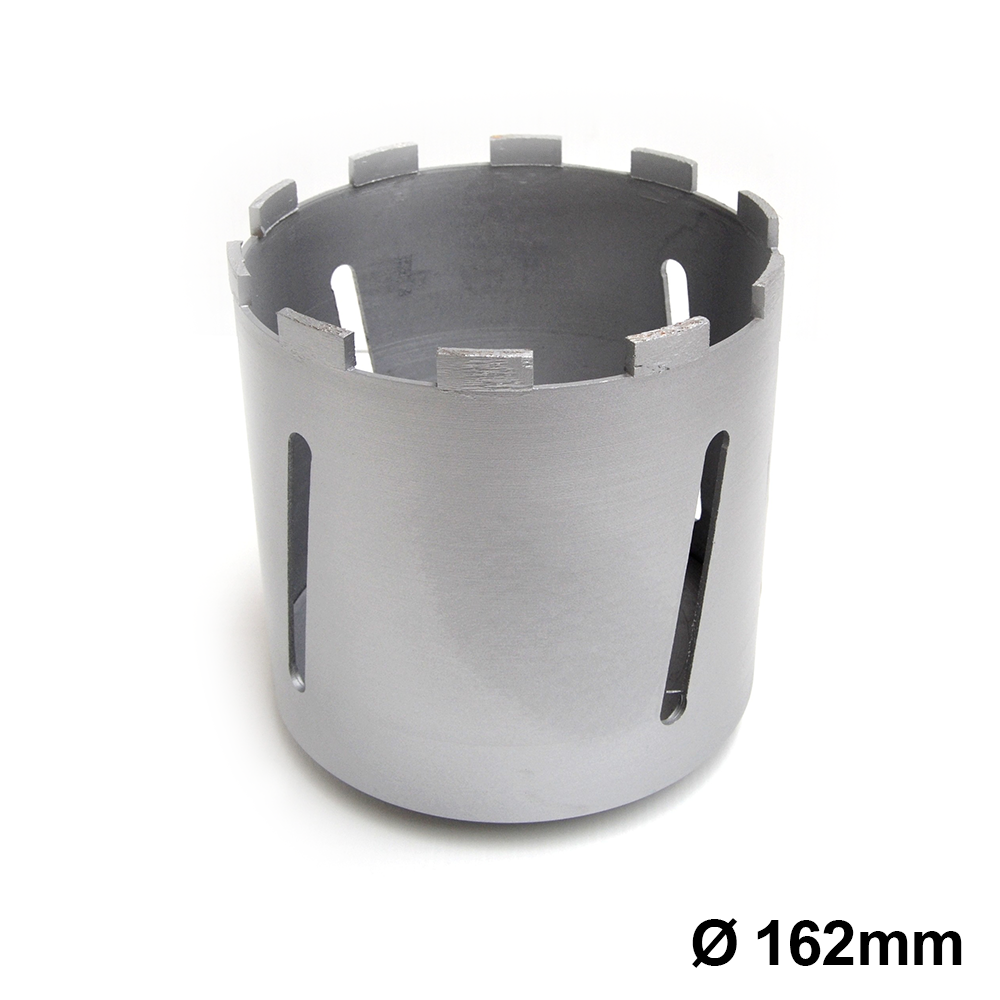 Foret diamanté pour carottier Ø 162 mm - longueur 160 mm