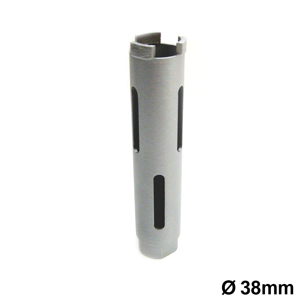 Foret diamanté pour carottier Ø 38 mm - longueur 160 mm