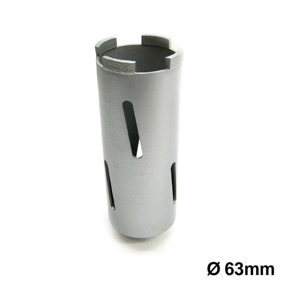 Foret diamanté pour carottier Ø 63 mm - longueur 160 mm