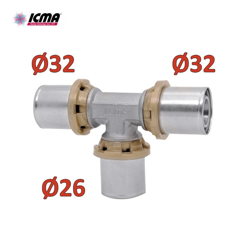 ICMA 406 - Raccord en T SEMPITER® 32x26x32