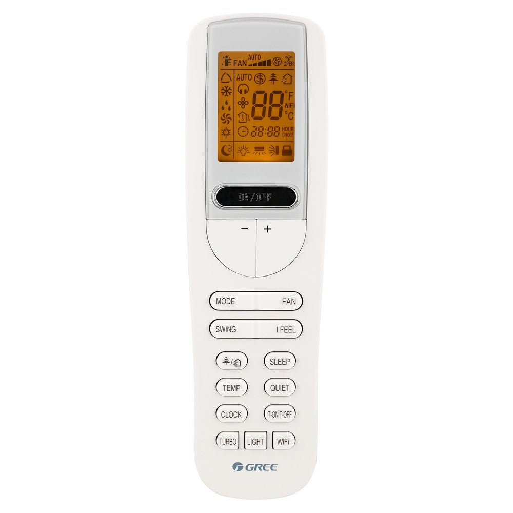Cassette interne U. R32 1 voie Gree 9000 Btu, télécommande et grille de panneau TD01 incluses