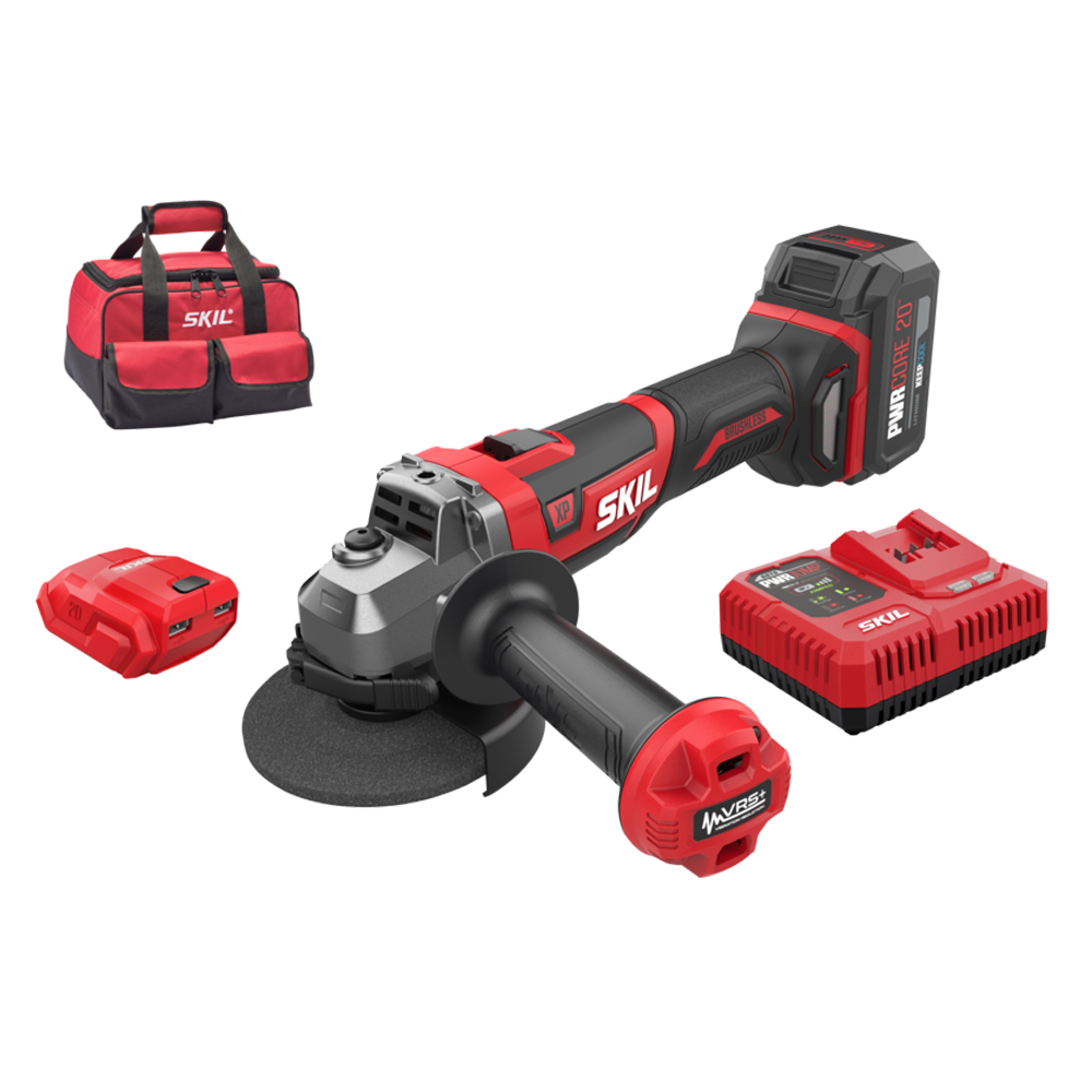 Skil 3930 DB meuleuse d'angle sans fil avec adaptateur USB