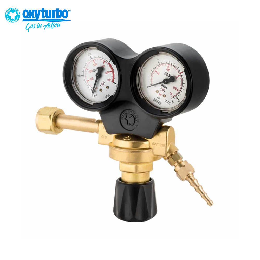 MAXY Vertical Oxygen Regulator with 2 Gauges for Oxyacetylene Welding