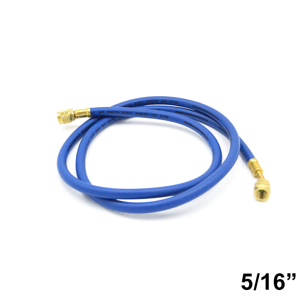 Tuyau flexible pour R410a R32 - 5/16 SAE, couleur bleue
