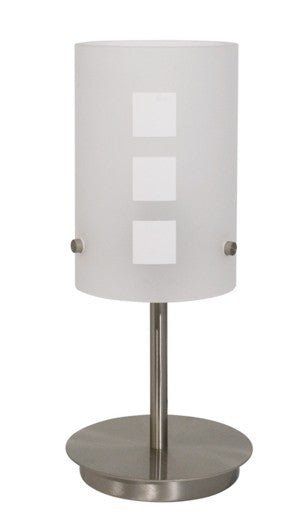 Lampe de table en métal satiné - CAT LT 1681