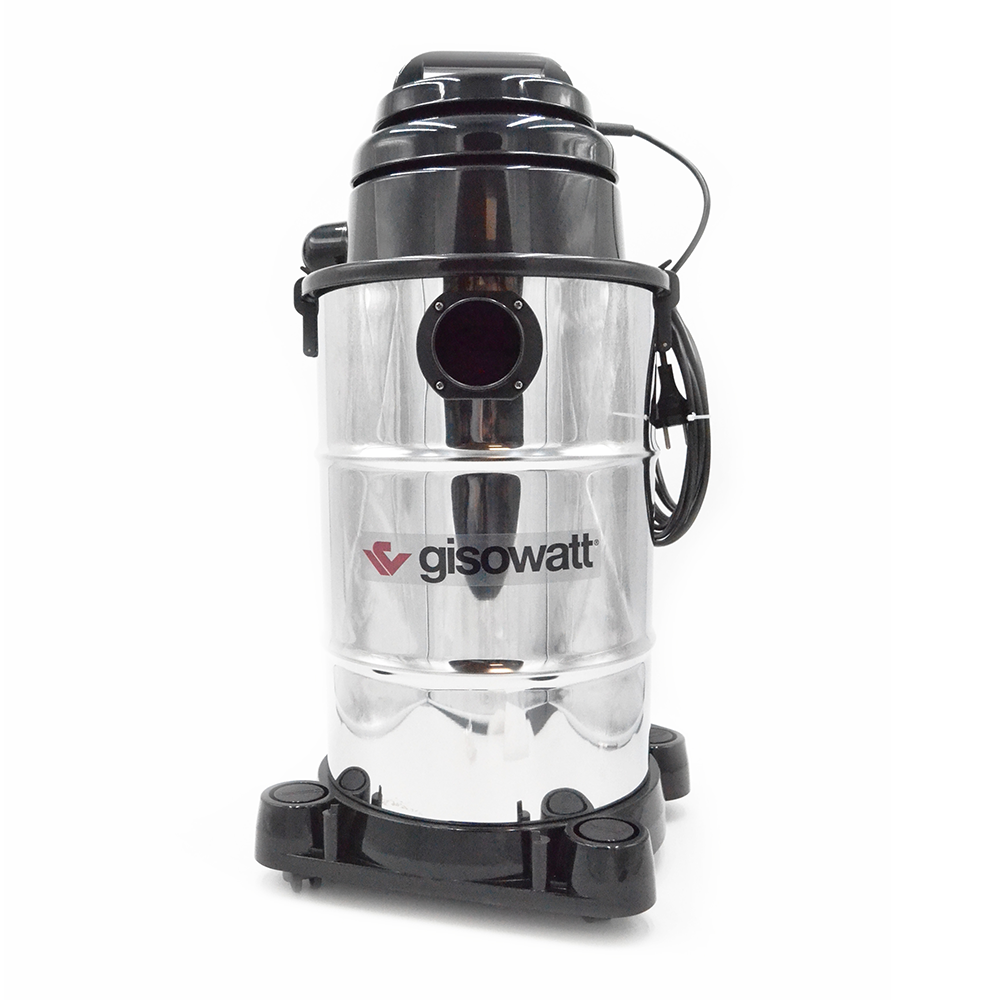 Aspirateur industriel GISOWATT 30, aspirateur polyvalent conçu pour les travaux exigeants, idéal pour les ateliers, les laboratoires, les espaces d'exposition et les cours.