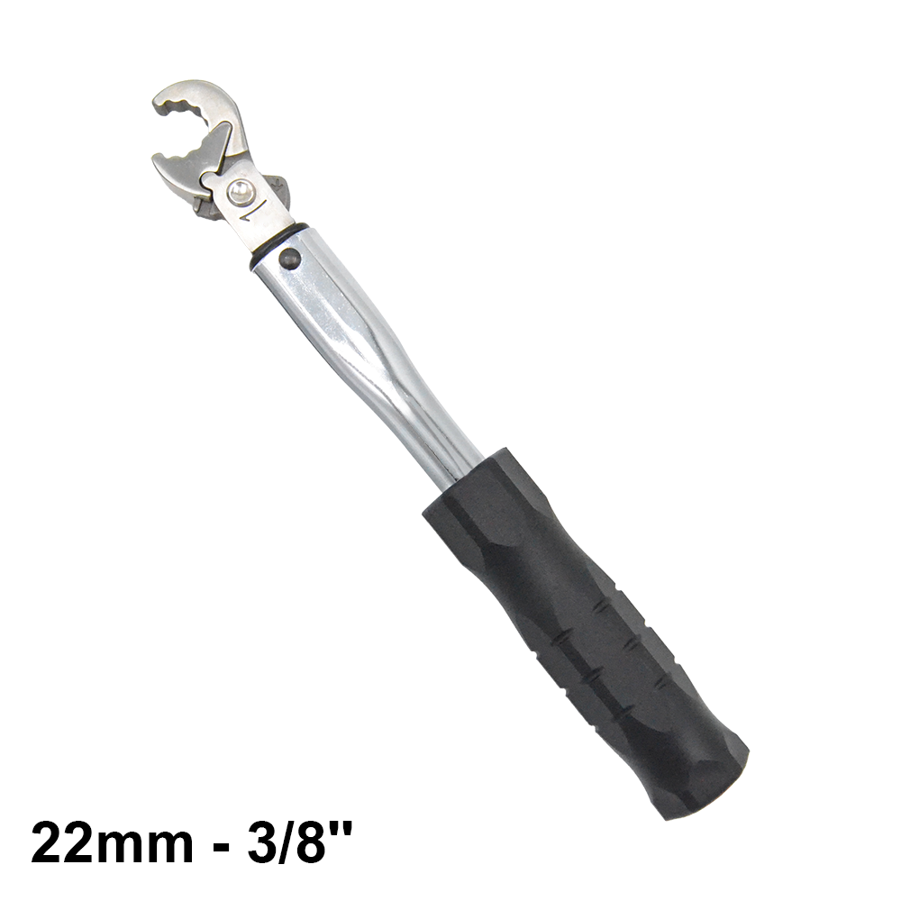 Clé dynamométrique à cliquet 22 mm pour raccords 3/8'', pré-calibrée