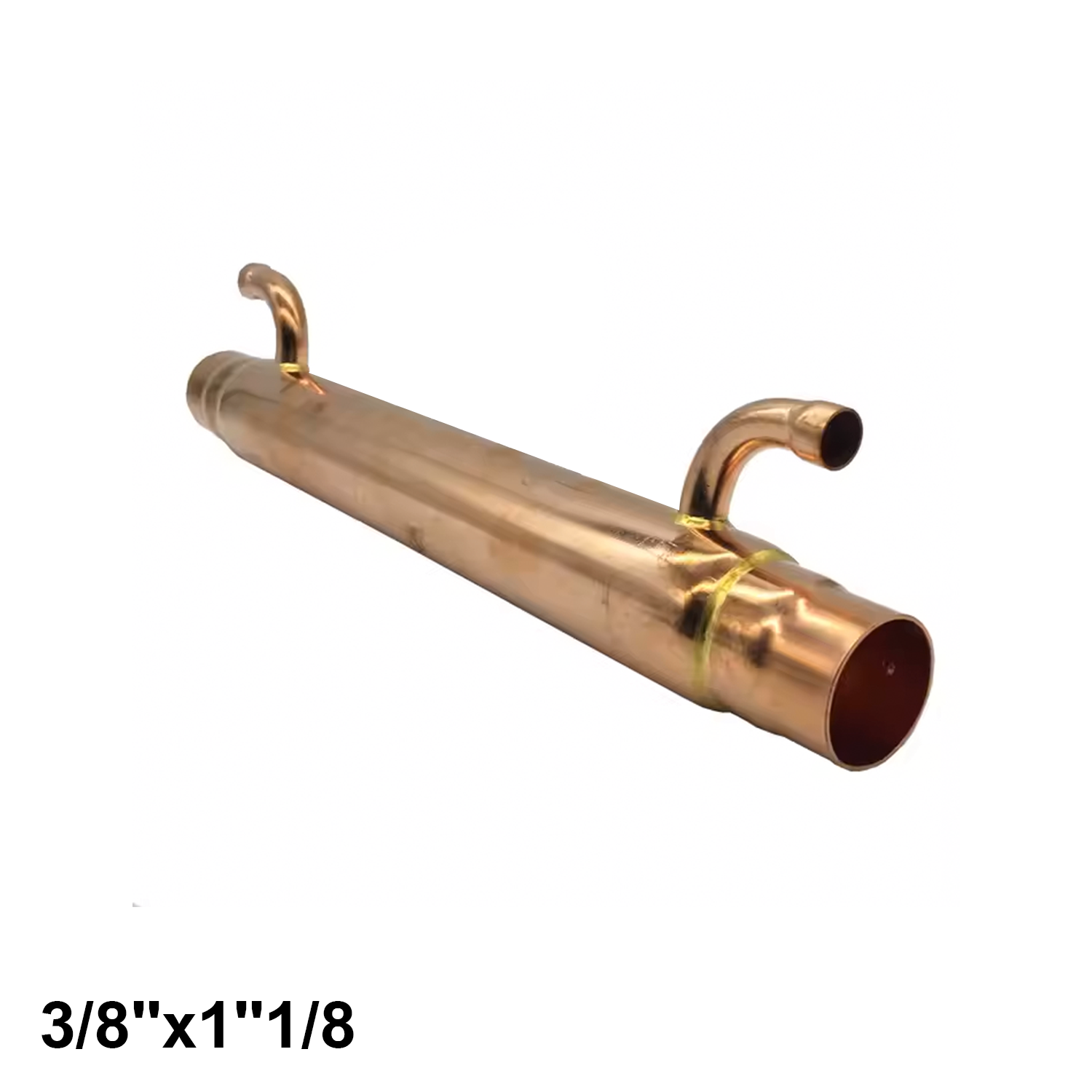 Copper Liquid/Suction Heat Exchanger 3/8'' x 1''1/8